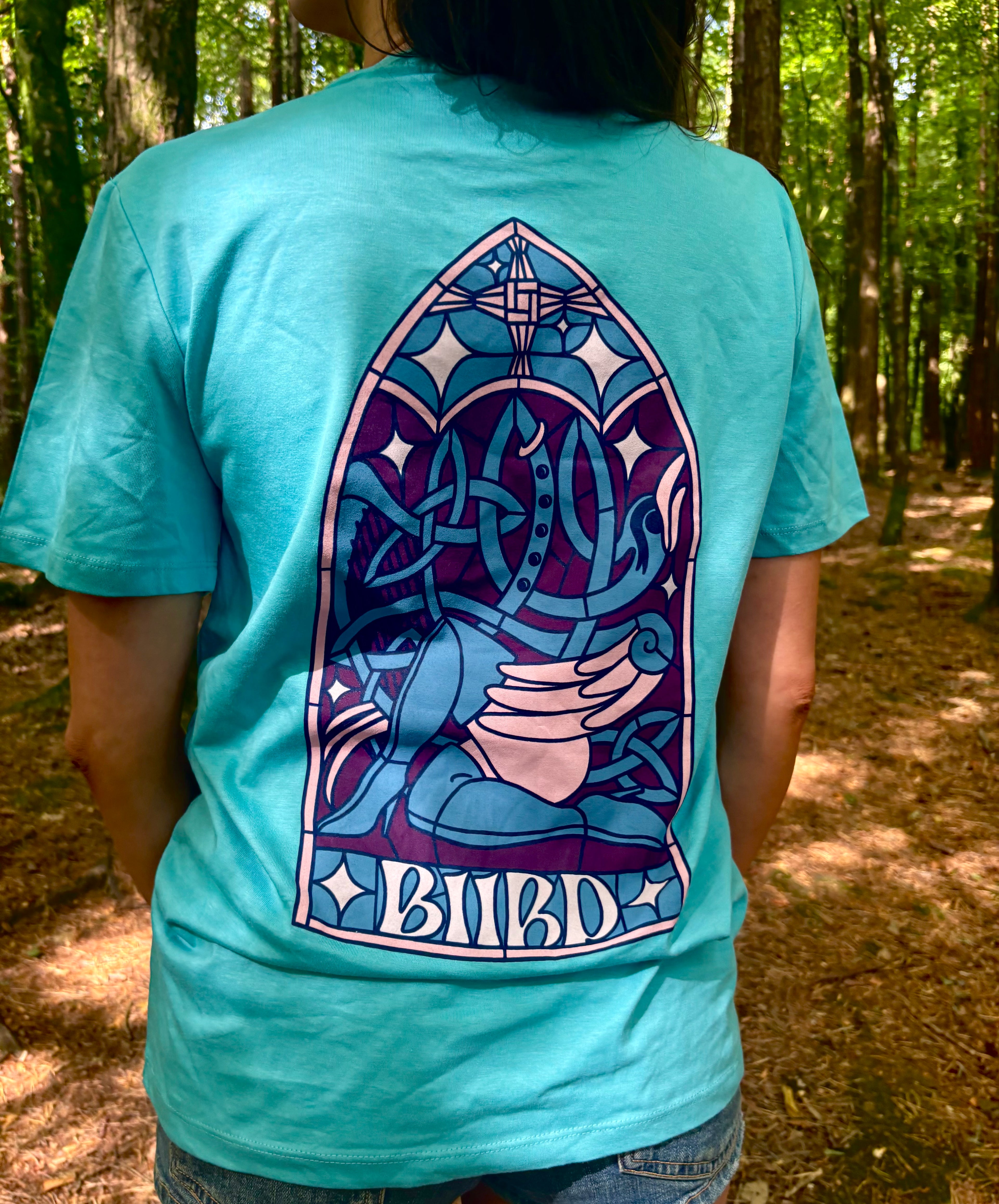 TURQUOISE HOLY SHOW TEE